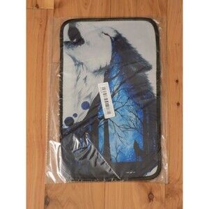 Car Center Console Protective Cover Armrest Decorative Art Print Abstract Wolf